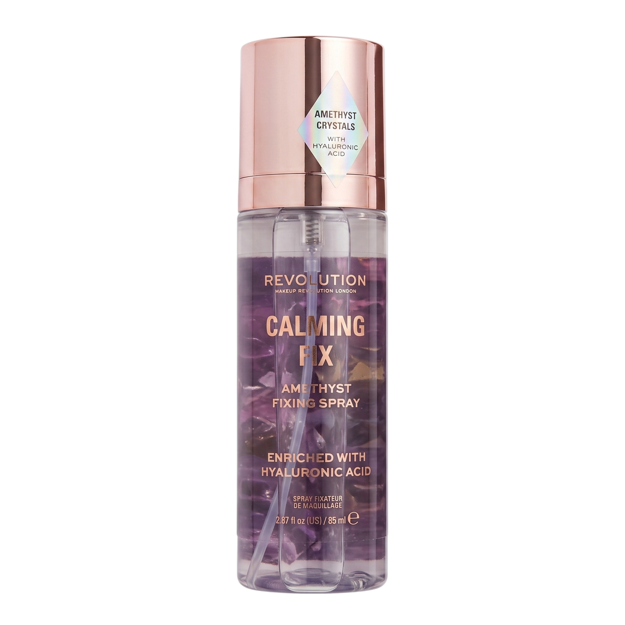 Makeup Revolution Crystal Aura Calming Fix Amethyst Fixing Spray