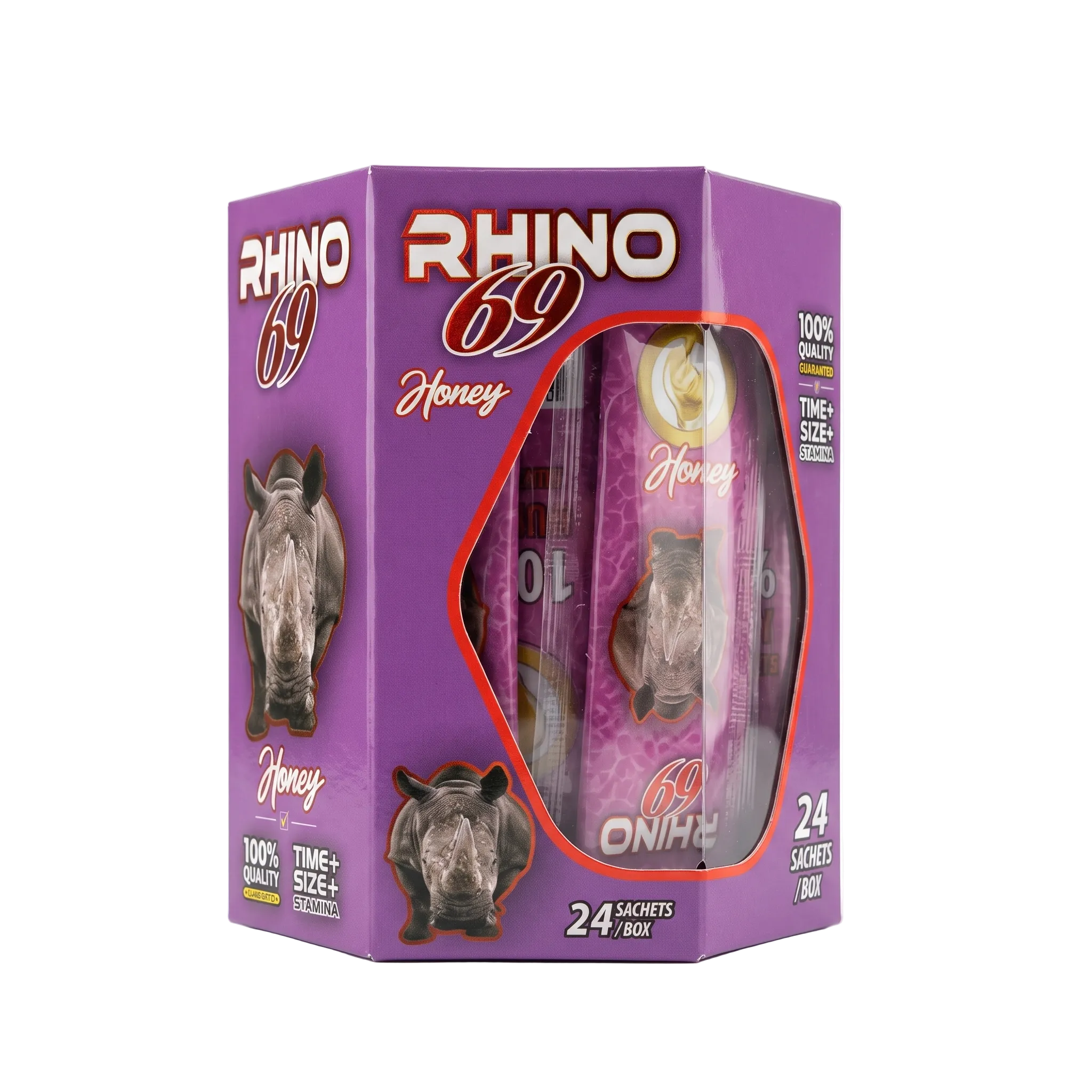 RHINO HONEY PURPLE 24pzs